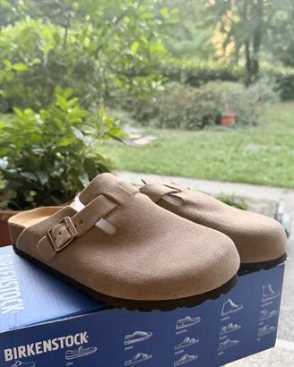 Birkenstock Boston Taupe/Beige