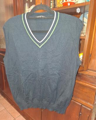 Gilet Daniele Alessandrini - Blu Navy - Scollo a V