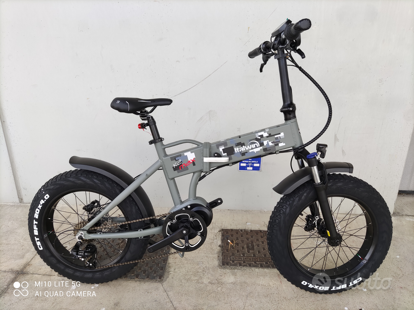 Electric Bikes Bici Italwin K2 K2 Max Italwin K2S FOLDING E-BIKE