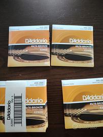 corde per chitarra Acustica D'Addario 
