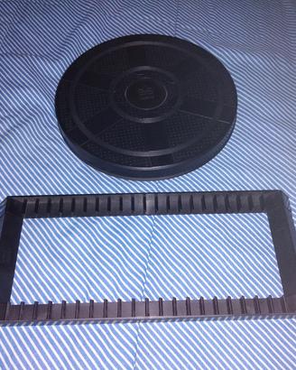 set di: supporto girevole x tv e porta cd/dvd