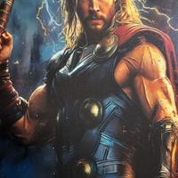 Quadro THOR effetto invecchiato, cm 30x20