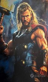 Quadro THOR effetto invecchiato, cm 30x20