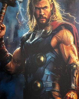 Quadro THOR effetto invecchiato, cm 30x20