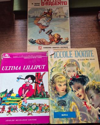 Lotto 3 Libri Vintage Piccole Donne Lilliput