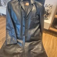 cappotto vera pelle uomo 