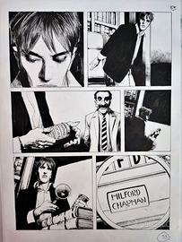 TAVOLA ORIGINALE ROI  ARGENTO DYLAN DOG 383