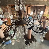 Lampadario Vintage ‘60 Ottone/Rame
