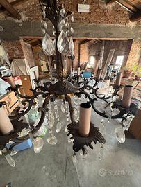 Lampadario Vintage ‘60 Ottone/Rame