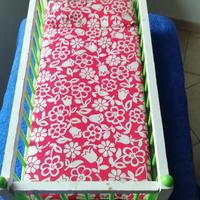 lettino per bambole vintage anni '70 