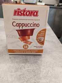 scatola di capsule di cappuccino nuova 