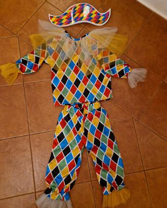 vestito carnevale arlecchino