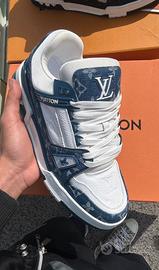 Louis Vuitton LV Trainer Denim Blue / White