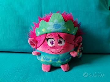 Poppy Trolls Dreamworks originale peluche Nuovo