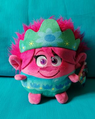 Poppy Trolls Dreamworks originale peluche Nuovo