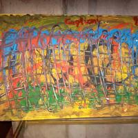 quadro del Caglioni astratto del 96