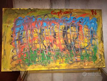 quadro del Caglioni astratto del 96