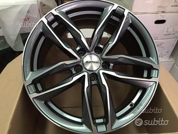 4 cerchi GMP Atom da 18 pollici Audi A3 A4 VW Golf