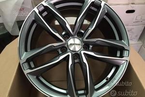 4 cerchi GMP Atom da 18 pollici Audi A3 A4 VW Golf