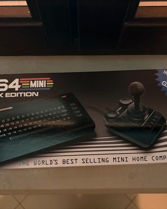 Commodore 64 Mini Black Edition + 25 Giochi Nuovi