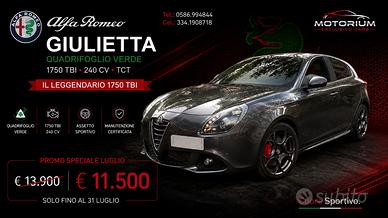GIULIETTA QUADRIFOGLIO VERDE 1750 TBi - 240 CV TCT