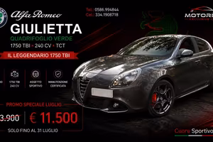 GIULIETTA QUADRIFOGLIO VERDE 1750 TBi - 240 CV TCT