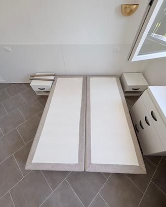 Base Letto Matrimoniale 160x200 Sommier Imbottito