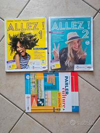 libro francese medie Allez 1+2 completo di CD