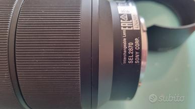 Obiettivo Sony SEL  28-70mm Stabilizzato