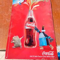 locandina in metallo coca cola