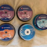 Lotto 5 Campane Dvd-R - Dvd+R - Cd-r Nuove !!