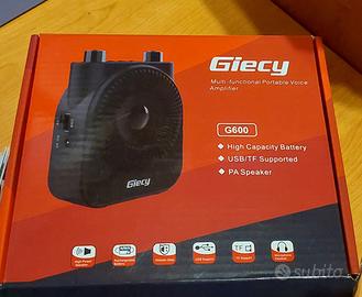 Amplificatore vocale portatile Giecy G600 nuovo