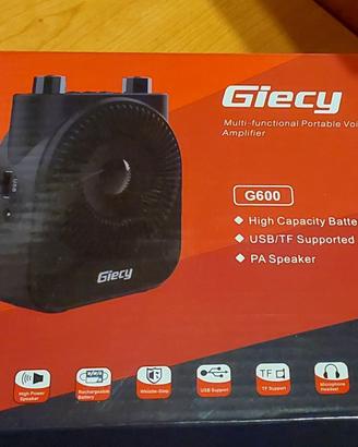 Amplificatore vocale portatile Giecy G600 nuovo