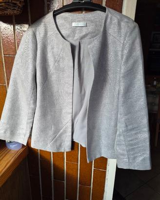 Giacca elegante argentata marca promod rg. 42