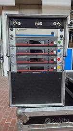 Rack con 4 Sennheiser EW100-G3