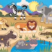 Melissa & Doug Puzzle legno animali