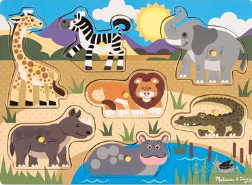 Melissa & Doug Puzzle legno animali