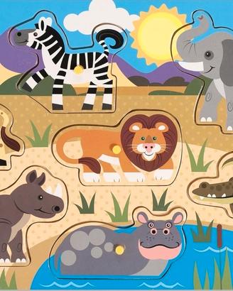 Melissa & Doug Puzzle legno animali