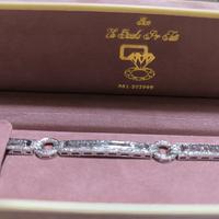 bracciale oro bianco 18kt unico e raro