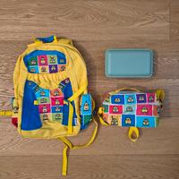 Set Scuola MINIONS Nuovo - Zaino + Borsa Termica +