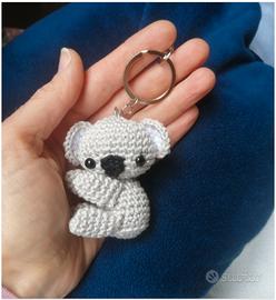 koala amigurumi portachiavi 