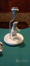 Lampada da tavolo dell'orso senza paralume