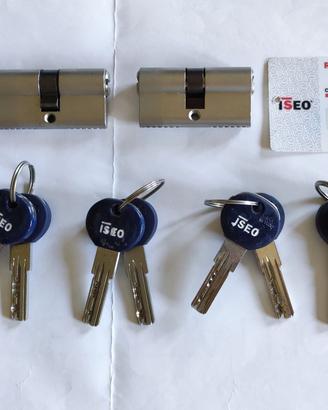 Coppia cilindri Iseo R6 Plus