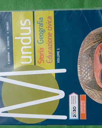 "Mundus storia, geografia,educazione civica 1"