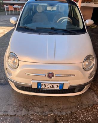 Fiat 500 1.2 lounge bianca