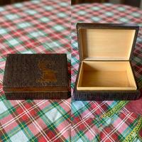 Scatola Vintage in Legno Intagliato Varsavia