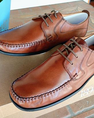 Scarpe Oxford Mocassino Lacci BATA Vera Pelle 43