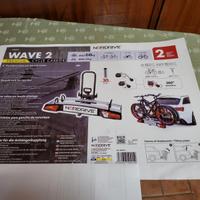 Portabiciclette per gancio traino NORDRIVE WAVE 2