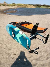 tavola wing foil completa e vela wing