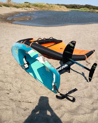 tavola wing foil completa e vela wing